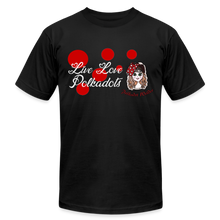 Load image into Gallery viewer, Polkadot Welder Live Love Polkadots T-shirt - black