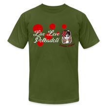 Load image into Gallery viewer, Polkadot Welder Live Love Polkadots T-shirt - olive