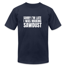 Load image into Gallery viewer, Sorry I'm Late Premium T-Shirt - navy