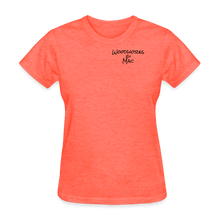 Load image into Gallery viewer, Woodworks by Mac Women's T-Shirt - heather coral