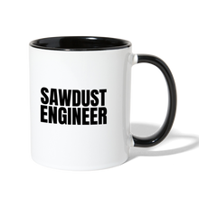 Load image into Gallery viewer, Sawdust Engineer Contrast Coffee Mug - white/black
