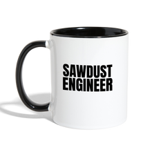 Load image into Gallery viewer, Sawdust Engineer Contrast Coffee Mug - white/black