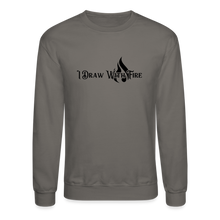 Load image into Gallery viewer, Broken Canvas Crewneck Sweatshirt - asphalt gray