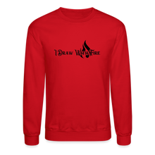 Load image into Gallery viewer, Broken Canvas Crewneck Sweatshirt - red
