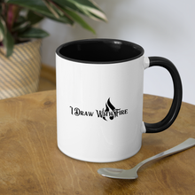 Load image into Gallery viewer, Broken Canvas Contrast Coffee Mug - white/black