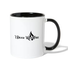Load image into Gallery viewer, Broken Canvas Contrast Coffee Mug - white/black