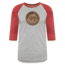 Load image into Gallery viewer, Big Dogs Workshop 3/4 Sleeve Raglan T-Shirt - heather gray/red