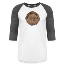 Load image into Gallery viewer, Big Dogs Workshop 3/4 Sleeve Raglan T-Shirt - white/charcoal