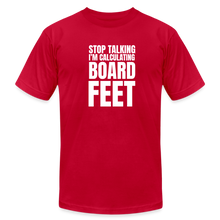 Load image into Gallery viewer, Board Feet Premium T-Shirt - red