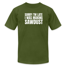 Load image into Gallery viewer, Sorry I'm Late Premium T-Shirt - olive