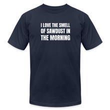 Load image into Gallery viewer, Smell of Sawdust Premium T-Shirt - navy