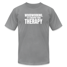 Load image into Gallery viewer, Cheaper than Therapy Premium T-Shirt - slate