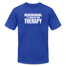 Load image into Gallery viewer, Cheaper than Therapy Premium T-Shirt - royal blue