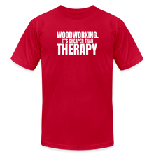 Load image into Gallery viewer, Cheaper than Therapy Premium T-Shirt - red