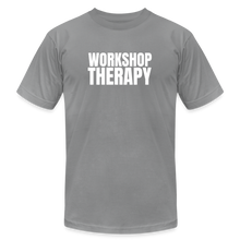 Load image into Gallery viewer, Workshop Therapy T-Shirt by Bella + Canvas - slate