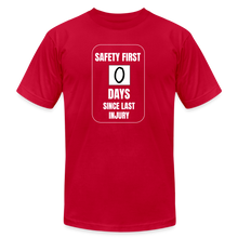 Load image into Gallery viewer, Safety First Premium T-Shirt - red