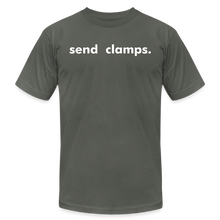 Load image into Gallery viewer, Send Clamps Premium T Shirt - asphalt