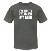 Load image into Gallery viewer, Establish Alibi Premium T-Shirt - asphalt
