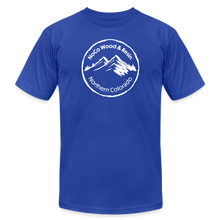 Load image into Gallery viewer, NoCo Wood and Resin T-Shirt - royal blue