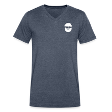 Load image into Gallery viewer, Villeneuve Woodworks V-Neck T-Shirt - heather navy