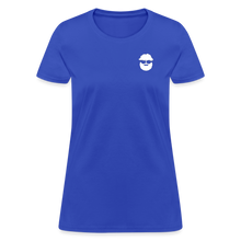 Load image into Gallery viewer, Villeneuve Woodworks Womens T-Shirt - royal blue