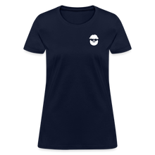 Load image into Gallery viewer, Villeneuve Woodworks Womens T-Shirt - navy