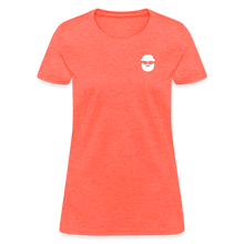 Load image into Gallery viewer, Villeneuve Woodworks Womens T-Shirt - heather coral