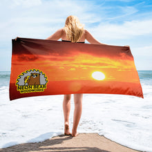 Load image into Gallery viewer, Neon Bear Woodworks Beach Towel