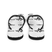 Load image into Gallery viewer, I Draw with Fire Flip-Flops