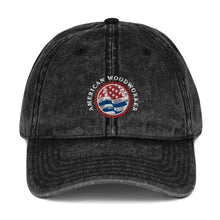 Load image into Gallery viewer, Vintage Cotton Twill Cap with Embroidered Logo
