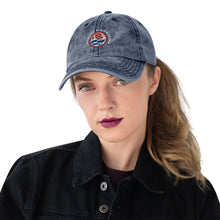 Load image into Gallery viewer, Vintage Cotton Twill Cap with Embroidered Logo