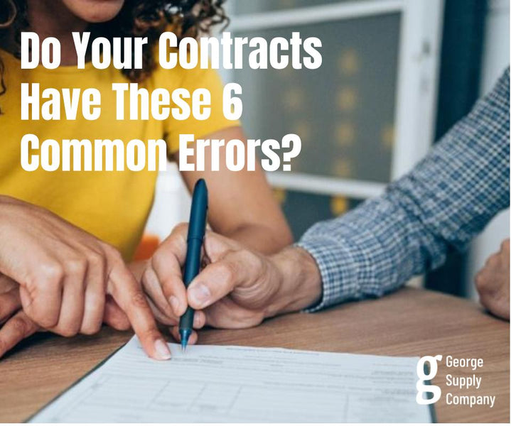 Do Your Contracts Have These 6 Common Errors?