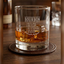Load image into Gallery viewer, Bourbon Rules Rocks Glass
