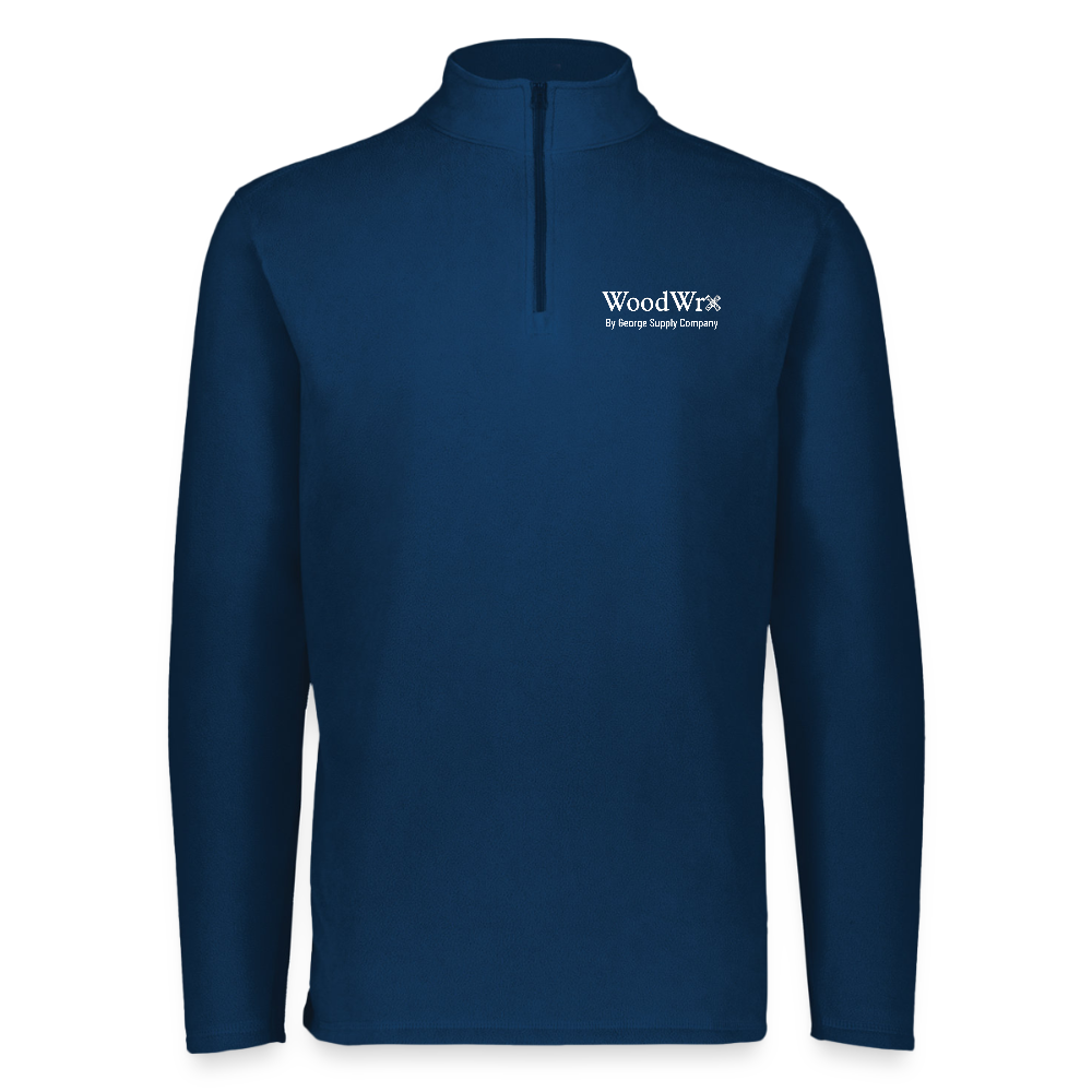 Augusta Sportswear Unisex Micro-Lite Fleece Quarter Zip - navy