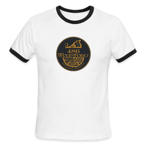 Men's Ringer T-Shirt - white/black