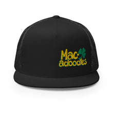 Load image into Gallery viewer, Macadoodles Flat Bill Trucker Cap
