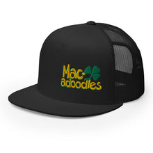 Load image into Gallery viewer, Macadoodles Flat Bill Trucker Cap
