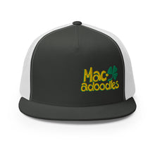 Load image into Gallery viewer, Macadoodles Flat Bill Trucker Cap
