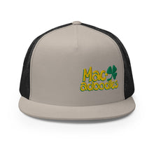 Load image into Gallery viewer, Macadoodles Flat Bill Trucker Cap
