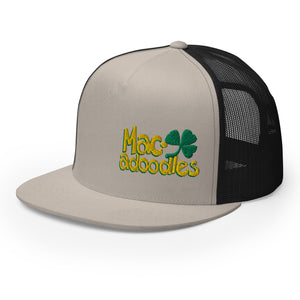 Macadoodles Flat Bill Trucker Cap