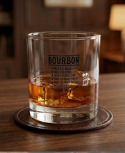 Load image into Gallery viewer, Bourbon Rules Rocks Glass

