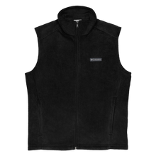 Load image into Gallery viewer, Embroidered Men’s Columbia fleece vest
