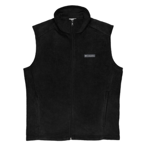 Embroidered Men’s Columbia fleece vest