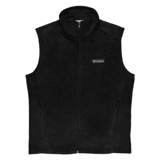 Embroidered Men’s Columbia fleece vest
