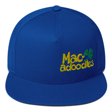 Load image into Gallery viewer, Macadoodles Flat Bill Cap
