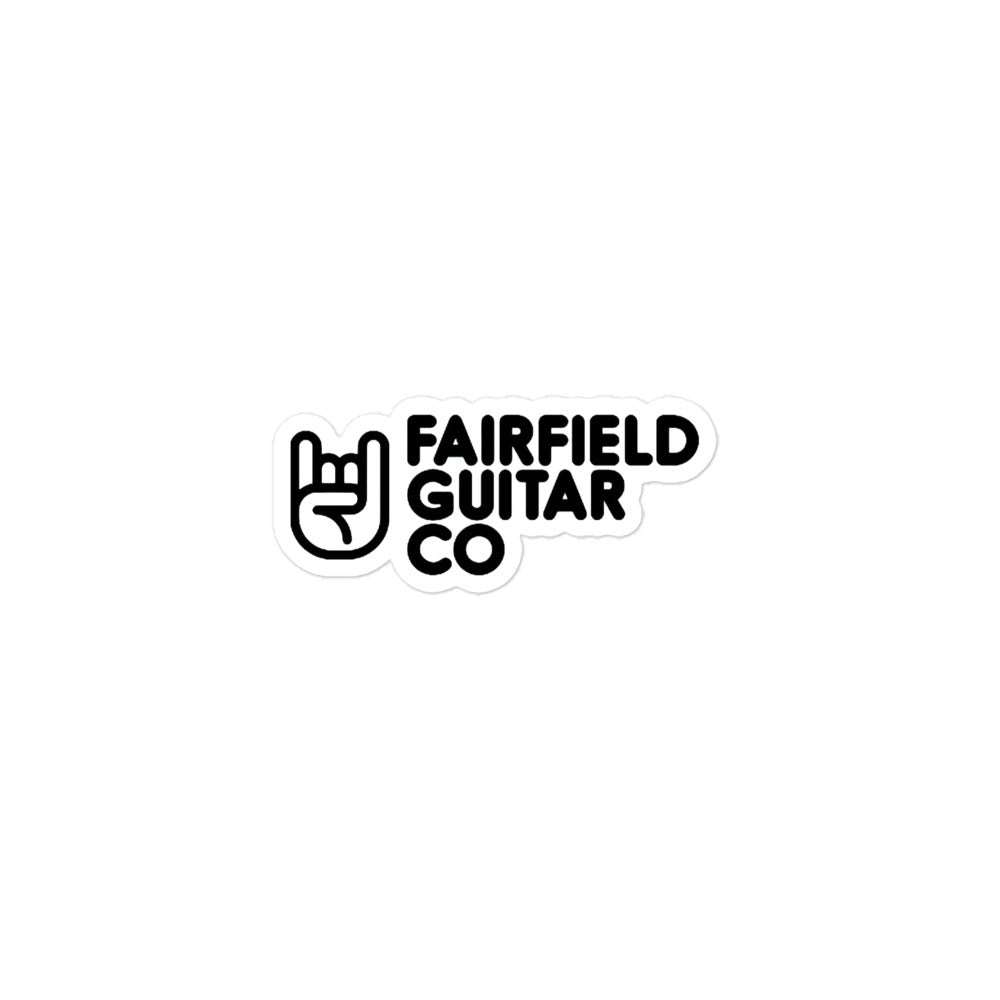 Fairfield Guitar Co Bubble-free stickers