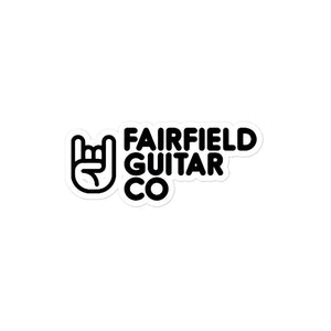 Fairfield Guitar Co Bubble-free stickers