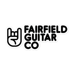 Fairfield Guitar Co Bubble-free stickers