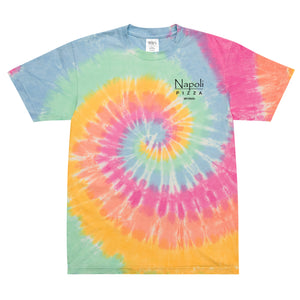 Napoli Pizza Oversized tie-dye t-shirt