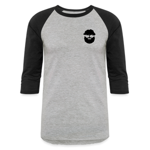 Villeneuve Woodworks Raglan 3/4 Sleeve T-Shirt - heather gray/black
